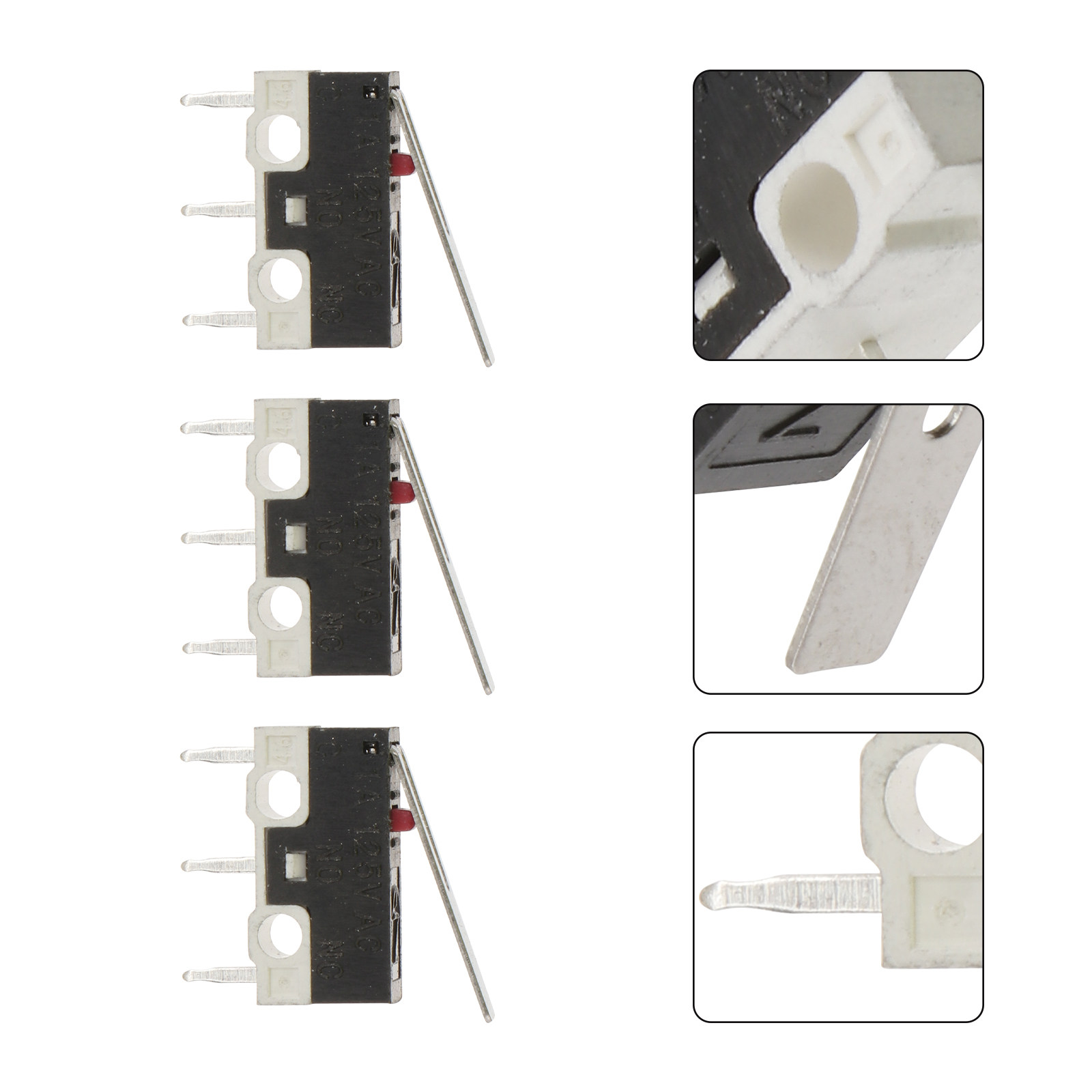 Home Appliances - 5Pcs Micro Limit Switch Long Hinge