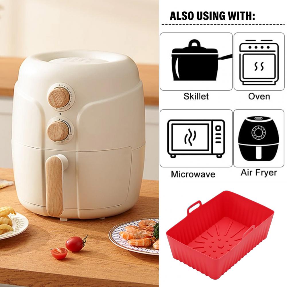 Air Fryers Pan Useful Fryers P - đánh giá và giá Air Fryer Silicone Pot Liner